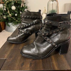 Tory Burch Leather Ankle Boots